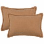 Párna huzat 2 pcs houten bézs 50 x 80 cm bouclé