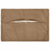 Párna huzat 6 pcs houten tópszínű 50 x 80 cm mikroszálas plüss