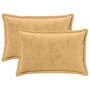 Párna huzat 2 pcs houten tópszínű 50 x 80 cm flanell