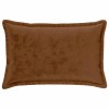 Párna huzat 6 pcs houten világos barna 50 x 80 cm flanell