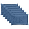 Párna huzat 6 pcs houten világoskék 50 x 80 cm flanell