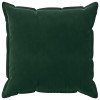 Párna huzat 2 pcs houten sötétzöld 55 x 55 cm bársony
