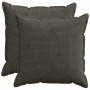 Párna huzat 2 db houten antracitszürke 55 x 55 cm cord