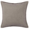 Párna huzat 6 pcs houten világosszürke 55 x 55 cm bouclé