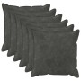 Párna huzat 6 pcs houten antracitszürke 55 x 55 cm