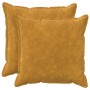 Párna huzat 2 pcs houten sárga 55 x 55 cm mikroszálas plüss