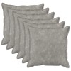 Párna huzat 6 pcs houten világosszürke 55 x 55 cm