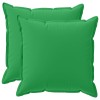 Párna huzat 2 db houten zöld 55 x 55 cm poliészter