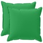 Párna huzat 2 db houten zöld 55 x 55 cm poliészter