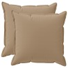 Párna huzat 2 db houten tópszínű 55 x 55 cm poliészter
