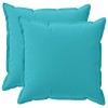 Párna huzat 2 db houten türkiz 55 x 55 cm poliészter