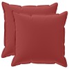 Párna huzat 2 db houten bordó 55 x 55 cm poliészter