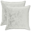 Párna huzat 2 pcs houten világosszürke 55 x 55 cm flanell
