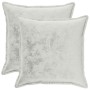Párna huzat 2 pcs houten világosszürke 55 x 55 cm flanell