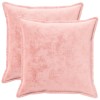 Párna huzat 2 pcs houten rózsaszín 55 x 55 cm flanell
