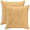 Párna huzat 2 pcs houten tópszínű 55 x 55 cm flanell