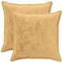 Párna huzat 2 pcs houten tópszínű 55 x 55 cm flanell