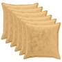 Párna huzat 6 pcs houten tópszínű 55 x 55 cm flanell