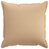 Párna huzat 2 pcs houten krémszínű 60 x 60 cm műlenszövet