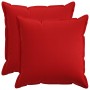 Párna huzat 2 pcs houten piros 60 x 60 cm műlenszövet