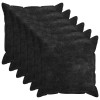 Párna huzat 6 db houten antracitszürke 60 x 60 cm