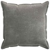 Párna huzat 2 db houten sötétszürke 60 x 60 cm chenille szövet