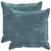 Párna huzat 2 pcs houten kék 60 x 60 cm chenille szövet