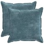 Párna huzat 2 pcs houten kék 60 x 60 cm chenille szövet