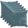 Párna huzat 6 db houten kék 60 x 60 cm chenille szövet