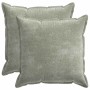 Párna huzat 2 db houten zöld 60 x 60 cm chenille szövet