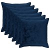 Párna huzat 6 pcs houten sötétkék 60 x 60 cm flanell