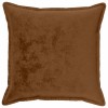 Párna huzat 2 pcs houten világos barna 60 x 60 cm flanell