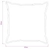 Párna huzat 2 pcs houten krémszínű 65 x 65 cm műlenszövet