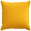 Párna huzat 6 pcs houten világos sárga 65 x 65 cm műlenszövet
