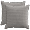 Párna huzat 2 db houten világosszürke 65 x 65 cm cord