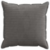 Párna huzat 2 db houten sötétszürke 65 x 65 cm cord