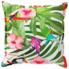 Párna huzat 6 db houten fekete 65 x 65 cm poliészter