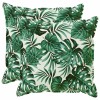 Párna huzat 2 db houten levélminta 65 x 65 cm poliészter