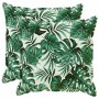 Párna huzat 2 db houten levélminta 65 x 65 cm poliészter