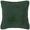 Párna huzat 6 pcs houten sötétzöld 65 x 65 cm bouclé