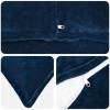 Párna huzat 2 pcs houten sötétkék 65 x 65 cm flanell
