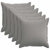 Párna huzat 6 pcs houten felhőszürke 70 x 70 cm műlenszövet