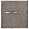 Párna huzat 2 pcs houten világosszürke 70 x 70 cm bársony