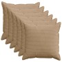 Párna huzat 6 db houten barna 70 x 70 cm cord