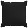 Párna huzat 2 pcs houten fekete 80 x 80 cm műlenszövet