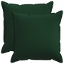 Párna huzat 2 pcs houten sötétzöld 80 x 80 cm műlenszövet