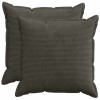 Párna huzat 2 db houten antracitszürke 80 x 80 cm cord