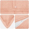 Párna huzat 2 pcs houten rózsaszín 80 x 80 cm bouclé