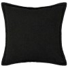 Párna huzat 2 pcs houten fekete 80 x 80 cm bouclé