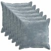 Párna huzat 6 db houten világoskék 80 x 80 cm chenille szövet